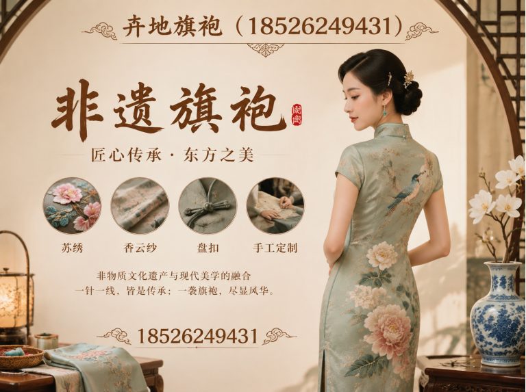 西青区新中式旗袍展示图