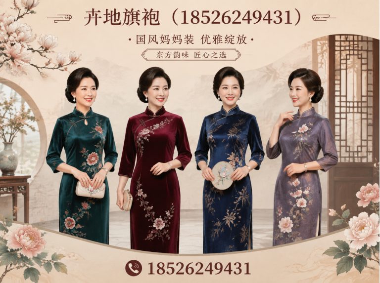 西青区津派旗袍展示图